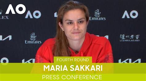maria sakkari press conference